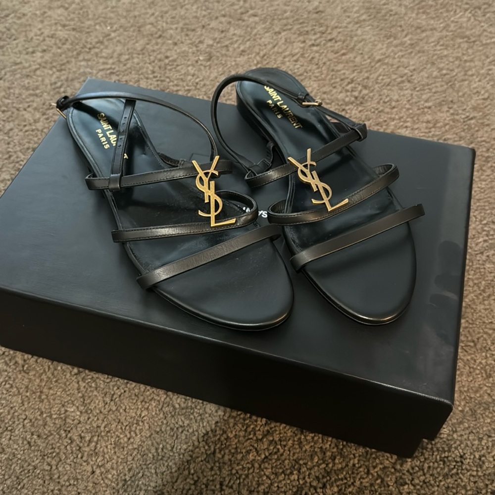 Saint Laurent sandals size 38 1/2